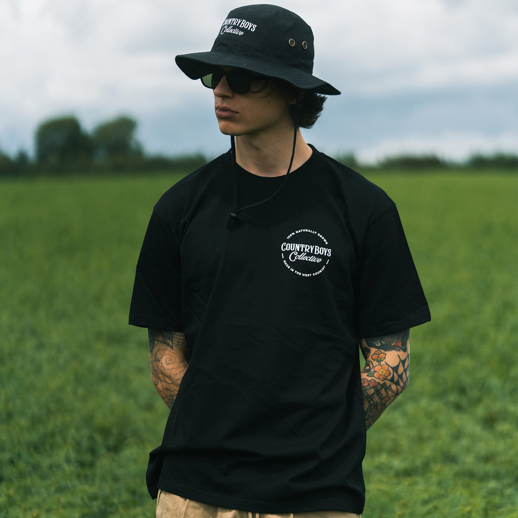 Country Boys Short Sleeve T-Shirt - Black